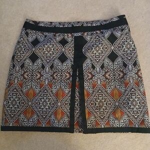 EP Pro Women's Golf Skort Skirt Geometric Multicolor Forbidden City Size 14.  FL